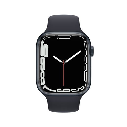 Apple Watch Series 7 GPS, boîtier Aluminium Minuit 45mm avec Bracelet Sport